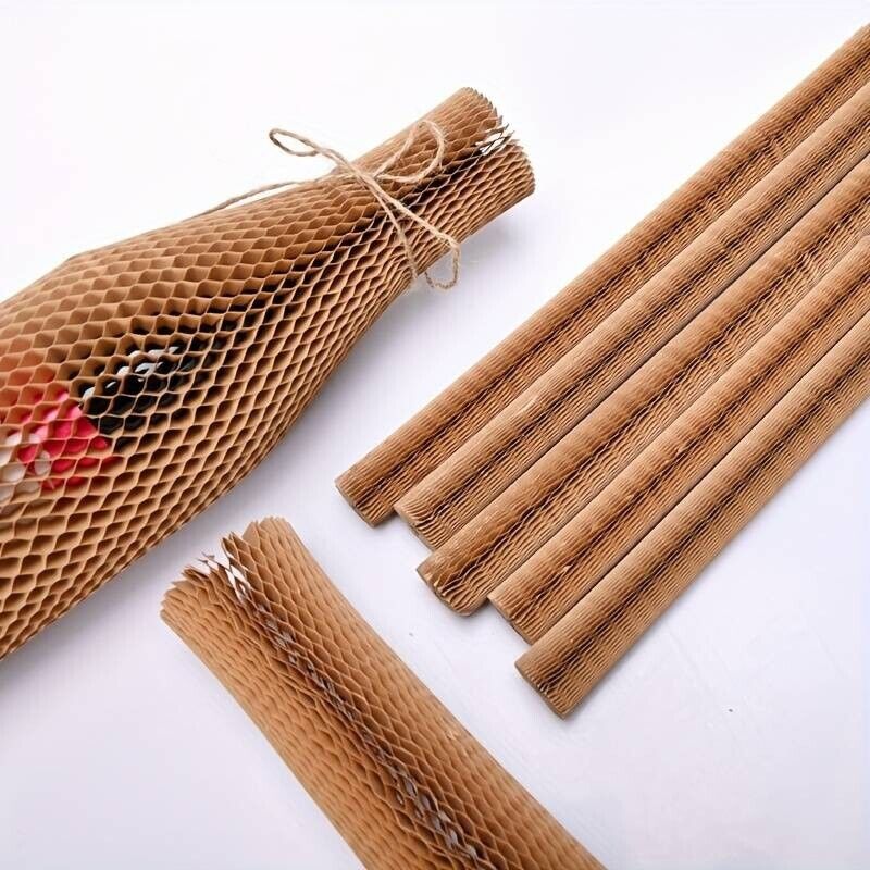 Honeycomb kraft Paper Expanding Glass Bottle Sleeve Wine bottle Moving Protect