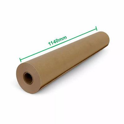 Brown Kraft Roll 1140mm x 60m 225gsm Premium Quality Thick Board- Same Day Post