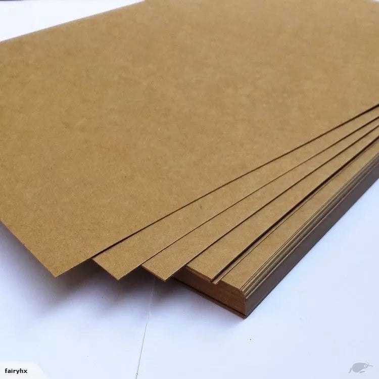 Brown Kraft Sheets Paper 100 x Sheets A3 225GSM Natural Recycled- Premium Grade