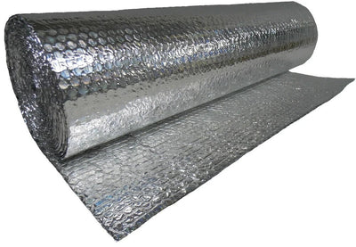 Foil Bubble Wrap Metallized Insulation Bubble Cushioning Wrap 750mm x5m Aus Made