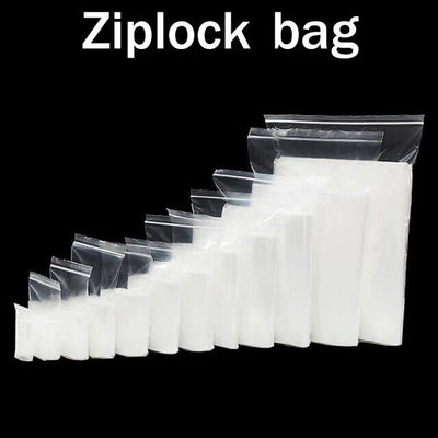 100 -5000Pcs Small to Large Zip Lock Plastic Bags Zipper - Same Day Postage