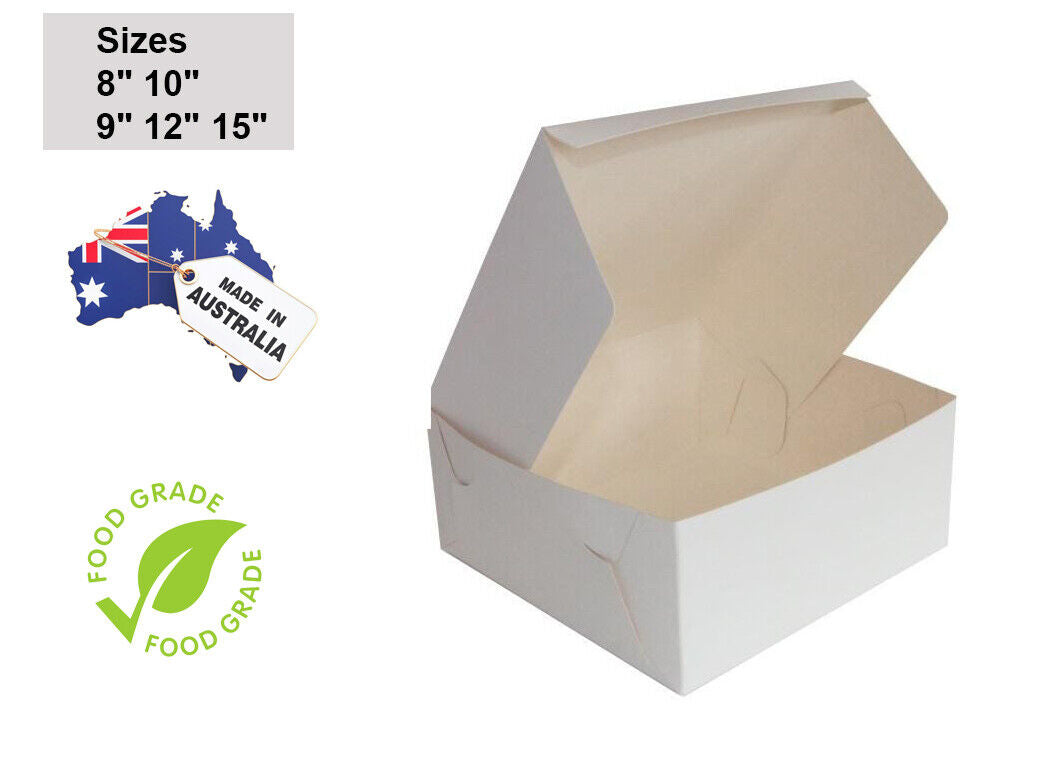 100 x Cake Boxes Food Grade Various sizes- Pick size