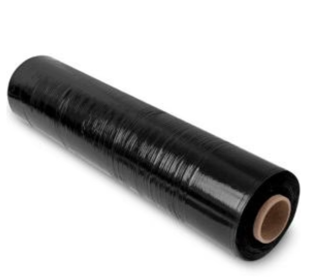 Black Pallet Wrap - Hand Stretch Film 500mm x 400m 25um Free Same Day Shipping Melbourne Delivery