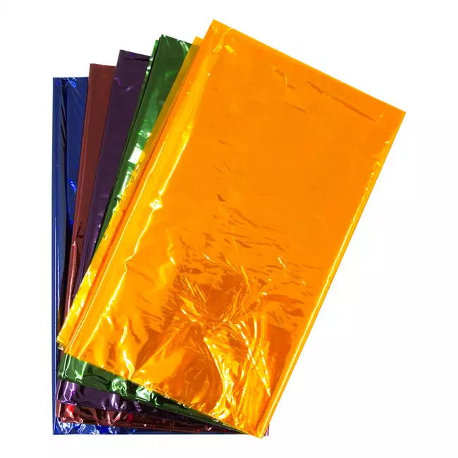 Cello Sheets Mixed Color 25 Pack Gift Wrapping Cellophane 75cm x 100cm Premium