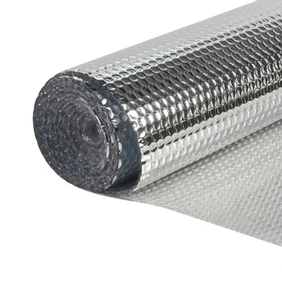 Foil Bubble Wrap Metallized Insulation Bubble Cushioning Wrap 750mm x5m Aus Made