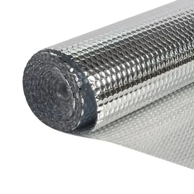 Foil Bubble Wrap Metallized Insulation Bubble Cushioning Wrap 750mm x5m Aus Made