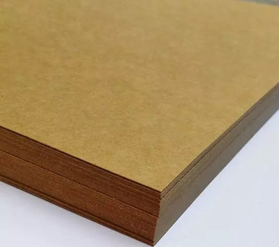 Brown Kraft Sheets Paper 100 x Sheets A3 225GSM Natural Recycled- Premium Grade