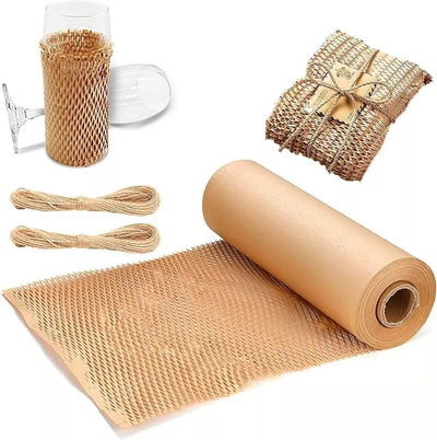 Honeycomb Kraft Paper Wrap Protective Packaging 500mmx100m Premium Same Day Post