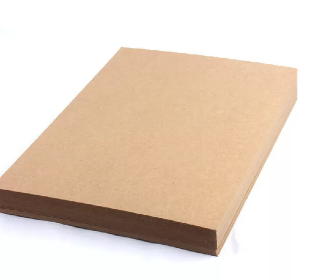 Brown Kraft Sheets 100 x A4 225GSM Natural- Premium Quality Australia Made