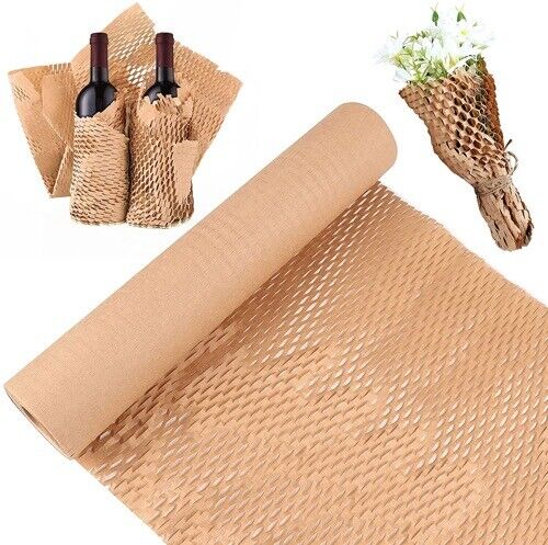 Honeycomb Kraft Paper Roll 50m 100m Brown Cushion Protective- Same Day Postage