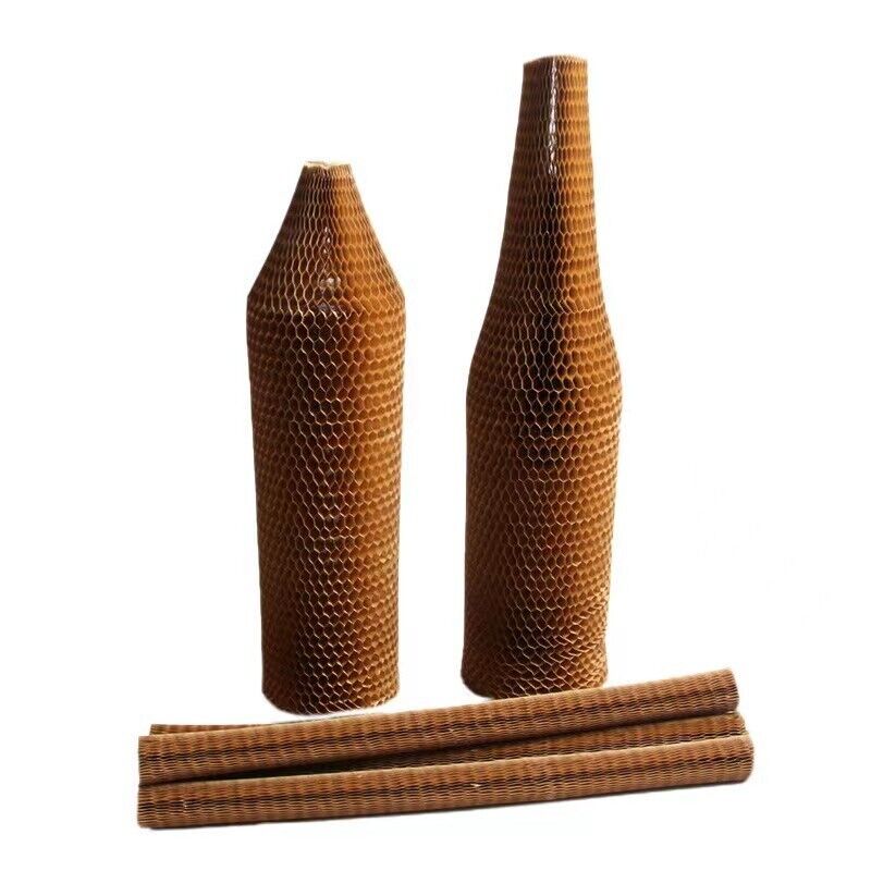 Honeycomb kraft Paper Expanding Glass Bottle Sleeve Wine bottle Moving Protect