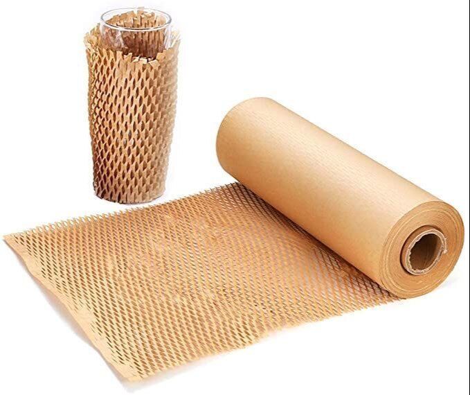 Honeycomb Kraft Paper Roll 50m 100m Brown Cushion Protective- Same Day Postage