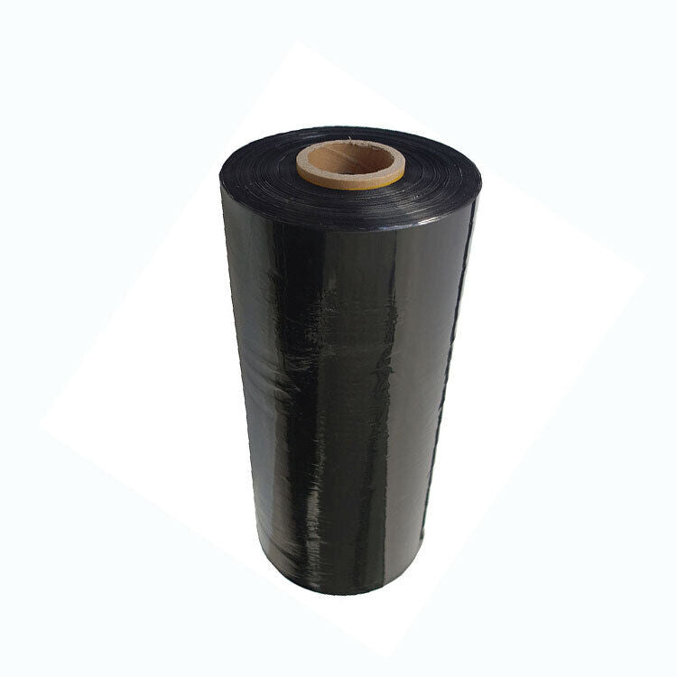 Machine Pallet Wrap Stretch Film BLACK/CLEAR 500mm x 1500m **25um Premium**