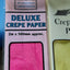 CREPE PAPER GIFT WRAP CRAFT 500mm x 2m PINK OR YELLOW- SAME DAY POST A Grade